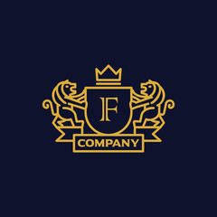 Coat of Arms Letter 'F' Company