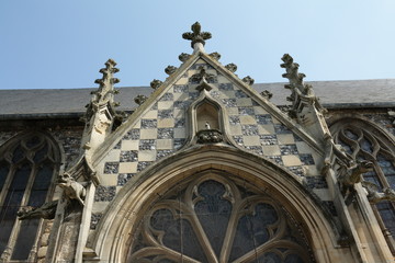 Eglise Saint Martin en baie de Somme, Picardie dans le nord de la France