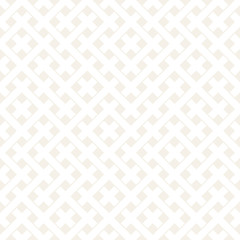 Weave Seamless Pattern. Stylish Repeating Texture. Black and White Geometric Vector Illustration.