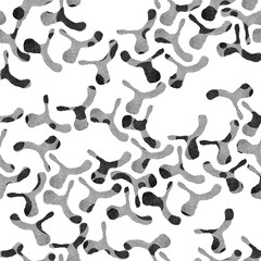 Modern abstract gray pattern with abstract shapes