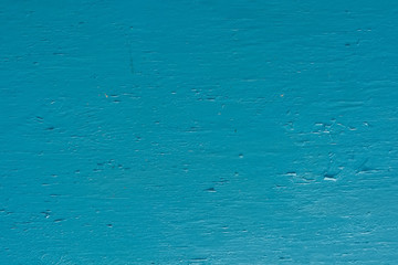 Vintage wood background with peeling blue paint