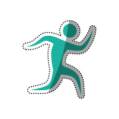 Fototapeta premium Gym and fitness lifestyle icon vector illustration graphic design