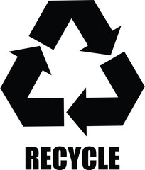recycle, sticker