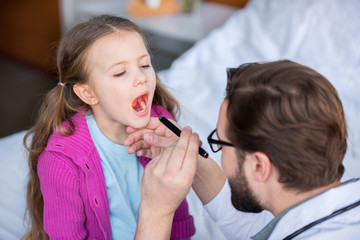 Doctor and little patient