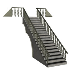 Staircase - 3D render