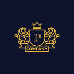 Coat of Arms Letter 'P' Company