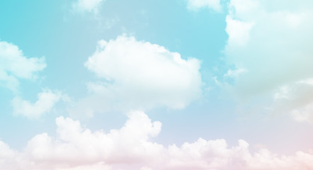 Fototapeta na wymiar Blue sky color with clouds background photo