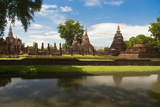 Sukothai archeological site near Bangkok, Thailand, Asia