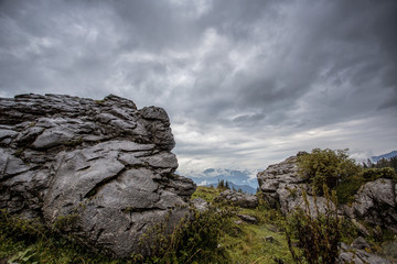 Alpine Landscape at Muehlbach am Hochkoenig in Summer