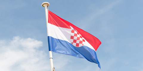 Flag of the croatia