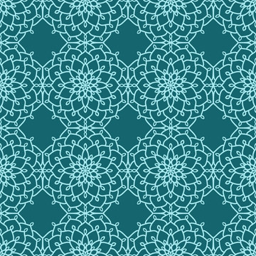 Abstract Seamless Pattern. Vintage Geometric East Ornament Pattern. Islamic, Arabic, Indian, Bohemian, Gypsy, Persian, Ottoman Motifs, Kaleidoscope.