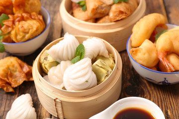 assorted asian cuisine