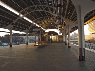 Станция Телецентр, московской монорельсовой дороги