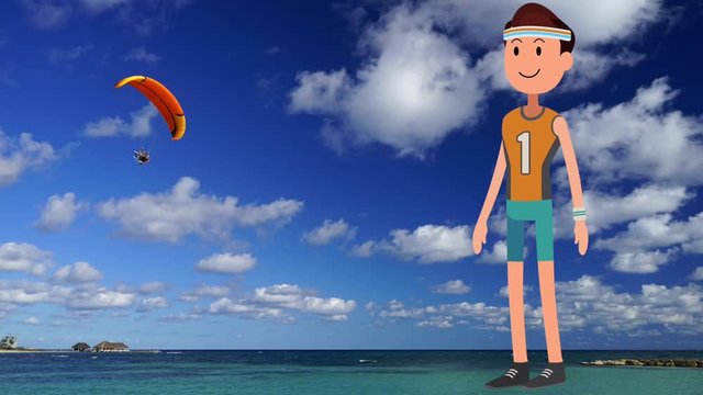 vacancier &agrave; la plage