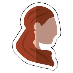 profile head bride woman image vector illustration eps 10