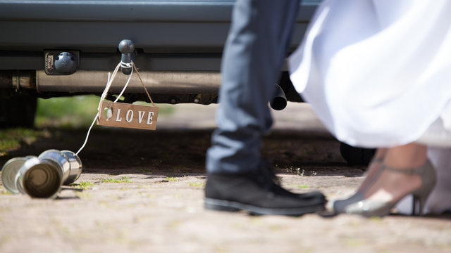 Hochzeitsauto Hochzeitsdeko Hochzeitsbild