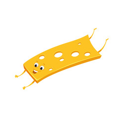 Floating cheese character