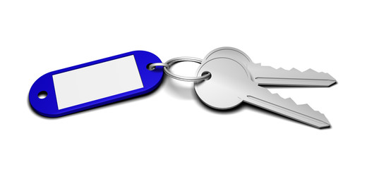 porte clés étiquette