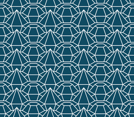 geometric 3d relief outline hexagon grid texture pattern