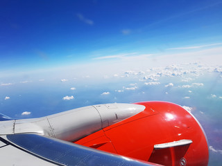 Fototapeta premium wing of airplane
