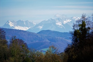 Alpenpanorama bei Salzburg