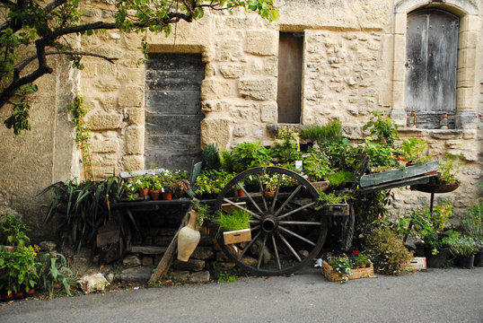 Cart in French Village