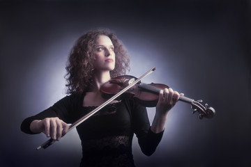 Fototapeta premium Violin player violinist classical musician