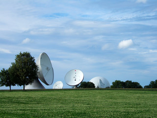 Parabolantennen Erdfunkstelle Raisting