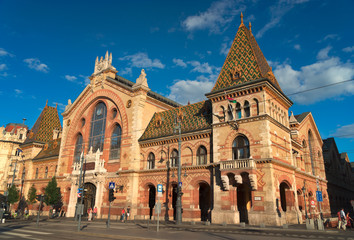Fototapeta na wymiar Great Hall Market in Budapest Hungary