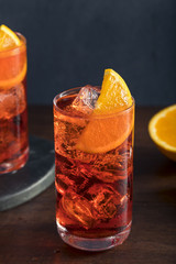 Refreshing Cold Americano Cocktail