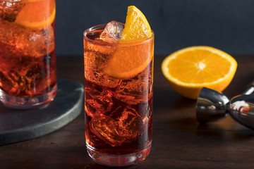 Refreshing Cold Americano Cocktail