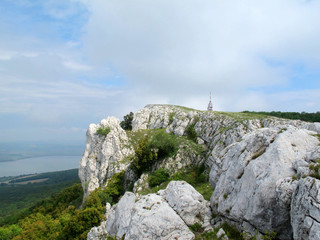 Fototapeta premium Devin mountain. Region Palava in Southern Moravia (Czech Republic)