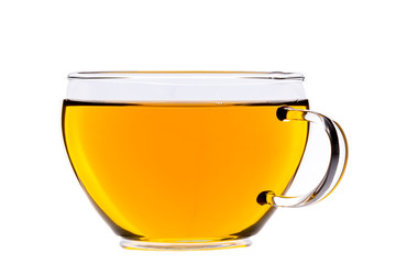 Cup of tea, green chinese gunpowder tea