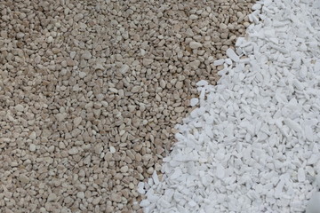 texture of a decorative stones for garden