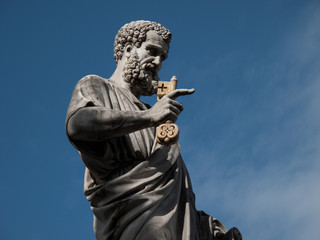 Naklejka premium Petrus-Statue