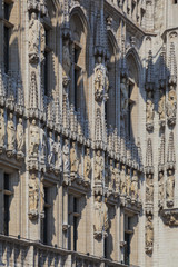 Naklejka premium Detail of Brussels Town Hall, Belgium