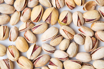Pistachio seeds background texture