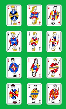 modern playing cards