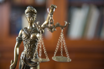 Law and Justice ConceptJudge gavel on table, closeup