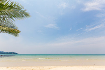 Hot beach sea in Thailand