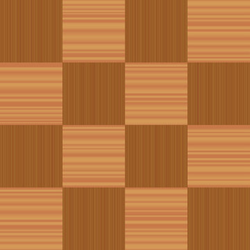 Checkerboard pattern parquet - vector illustration of a popular flooring sample - seamless extension of this wooden segment in all directions possible.