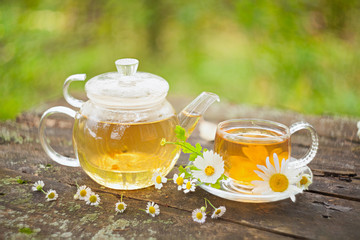 green tea in beautiful cup