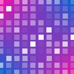  White Square on pink and blue background template for website, flyer