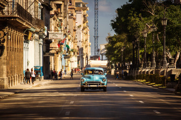 Old car in the streets of Havana, Cuba