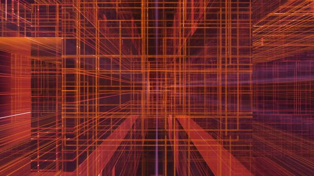 Grid 3032: An abstract complex graticule grid (Loop).