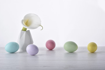 Easter eggs background