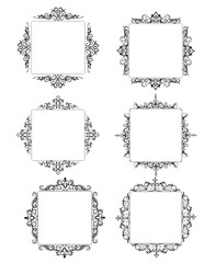 Vintage baroque frame