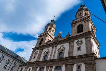Fototapeta na wymiar Innsbruck Jesuitenkirche
