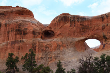 Panorama from Arches National Park, Utah. USA