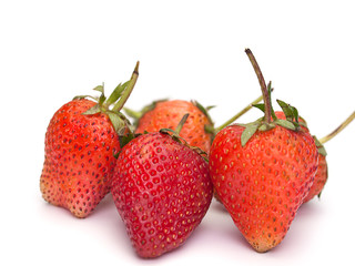 Strawberries , Healthy fruit.